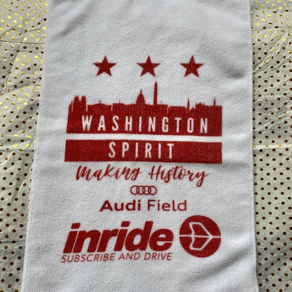 Washington Spirit Audi Field Hand Towel SGA - Picture 2 of 8